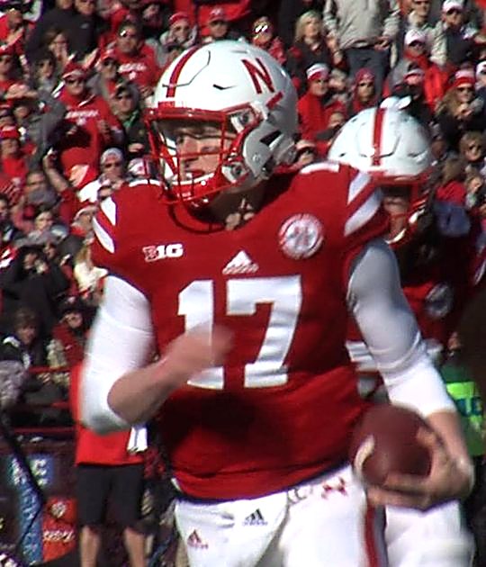 Ryker Fyfe carrying the ball against Maryland